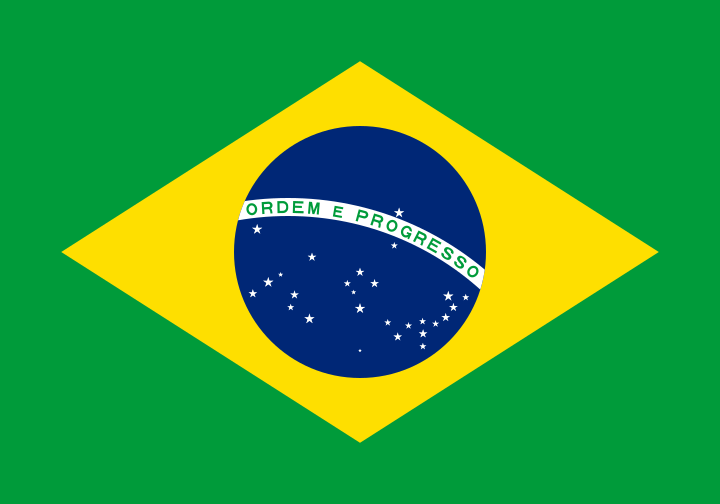 A bandeira do Brasil